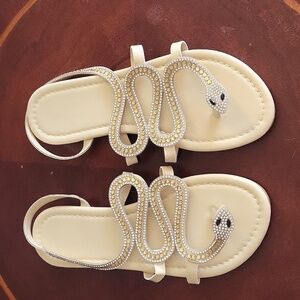 Snake sandals!
